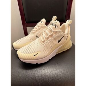 Nike Air Max 270 Women Sail Coconut Milk Black DH4072 100 Sz 8.5